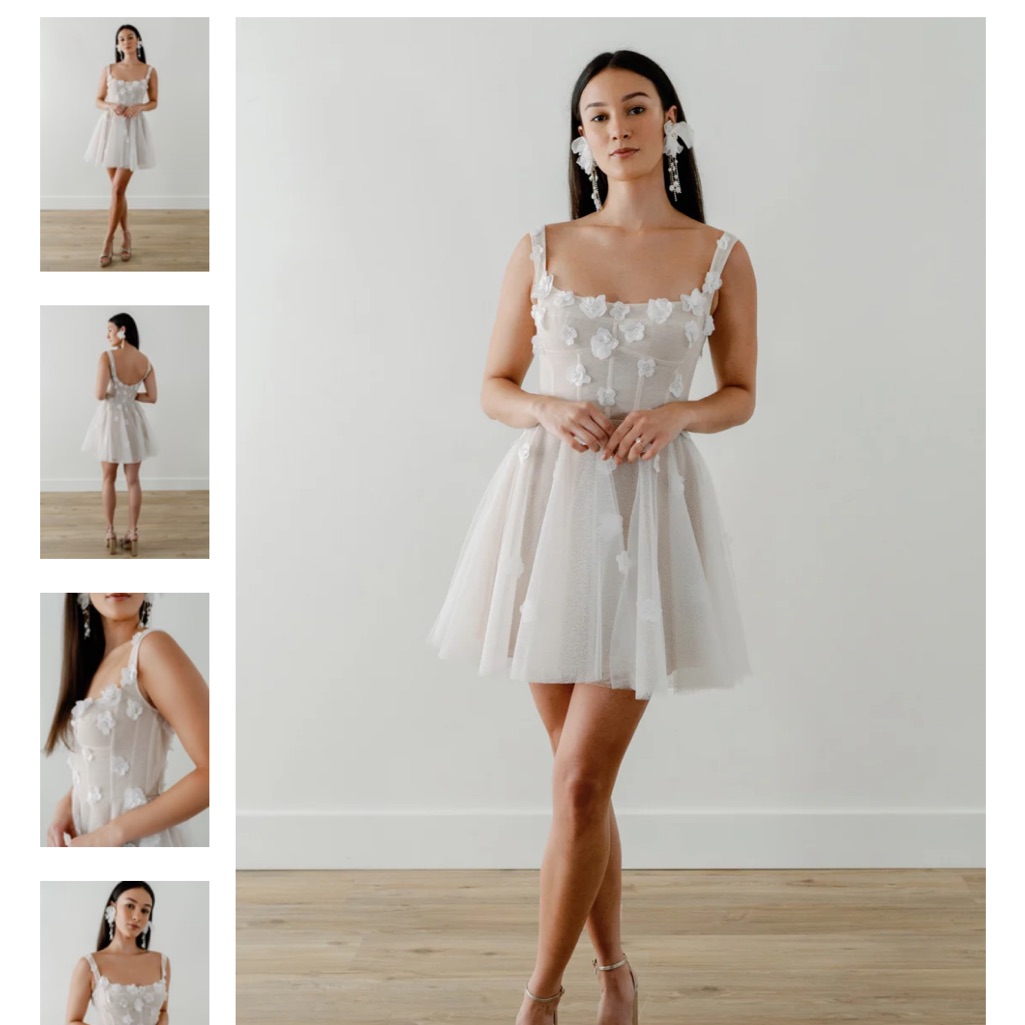 By Watters Little White Dress Jive
